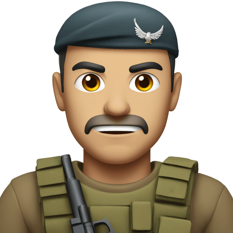 angry Turkish soldier emoji