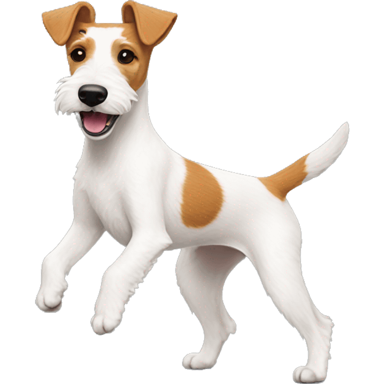 fox terrier who dance emoji