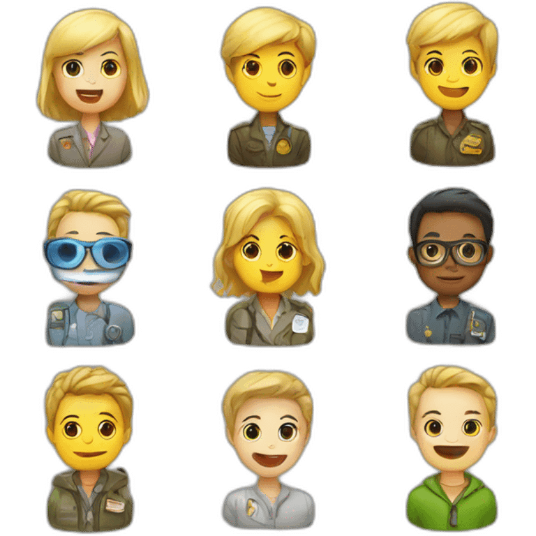 Identification badges emoji