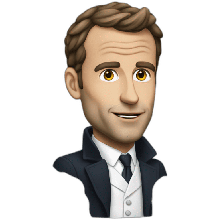 Macron fait caca emoji