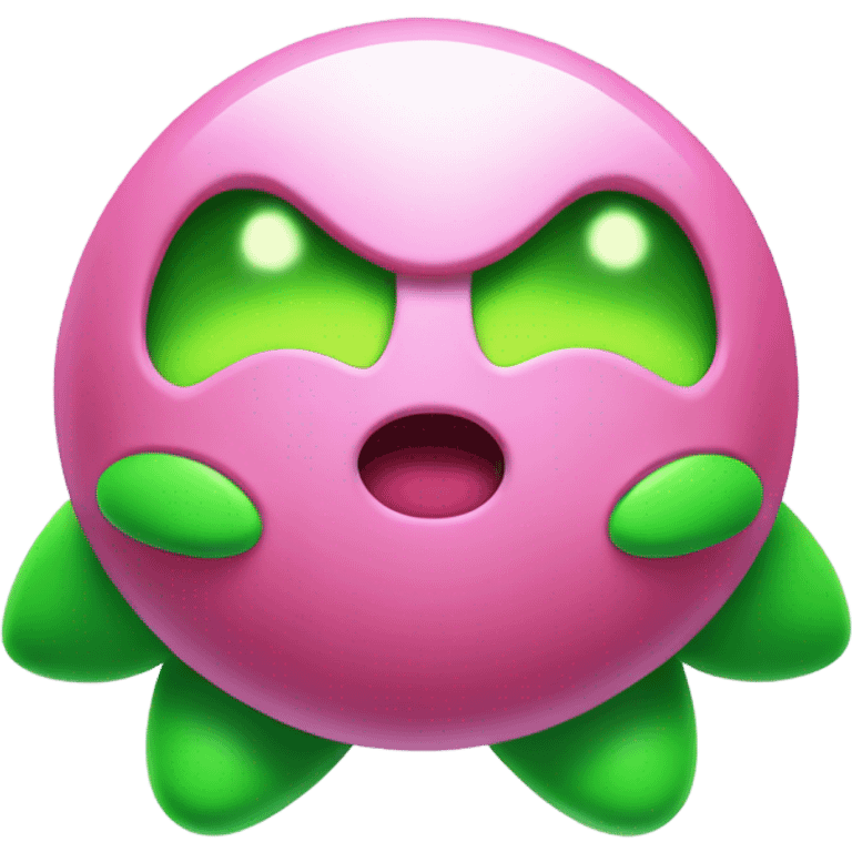 Radioactive Kirby emoji