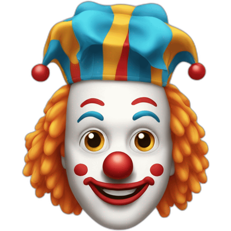 tete de clown emoji