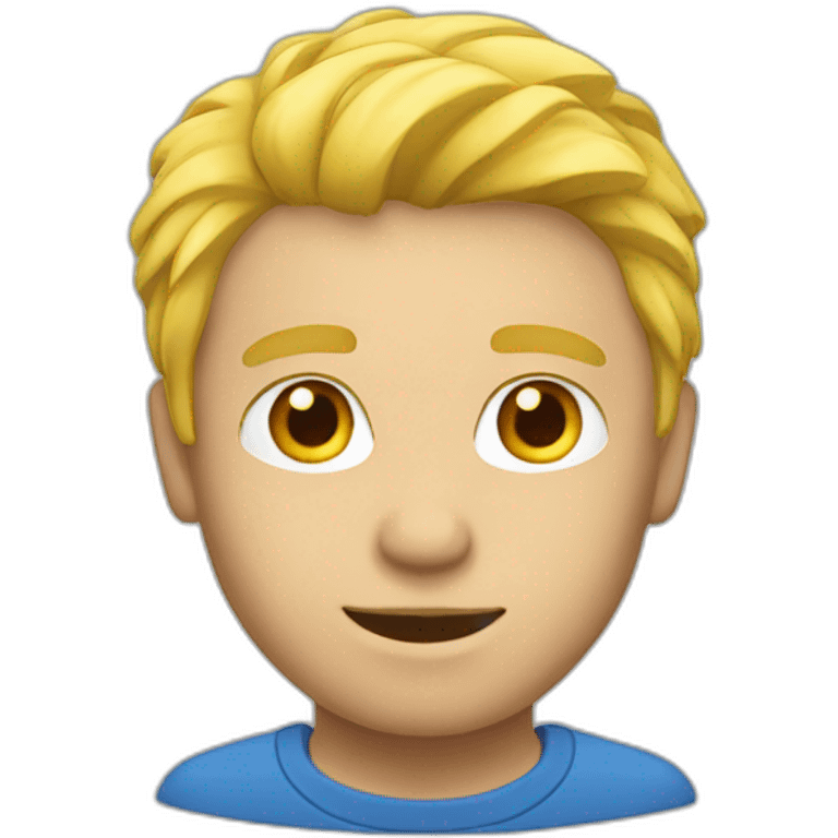 Un homme blond emoji