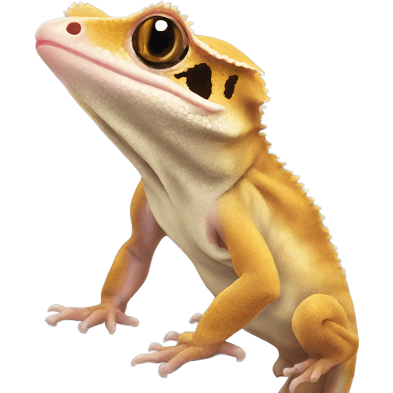 Crested gecko emoji