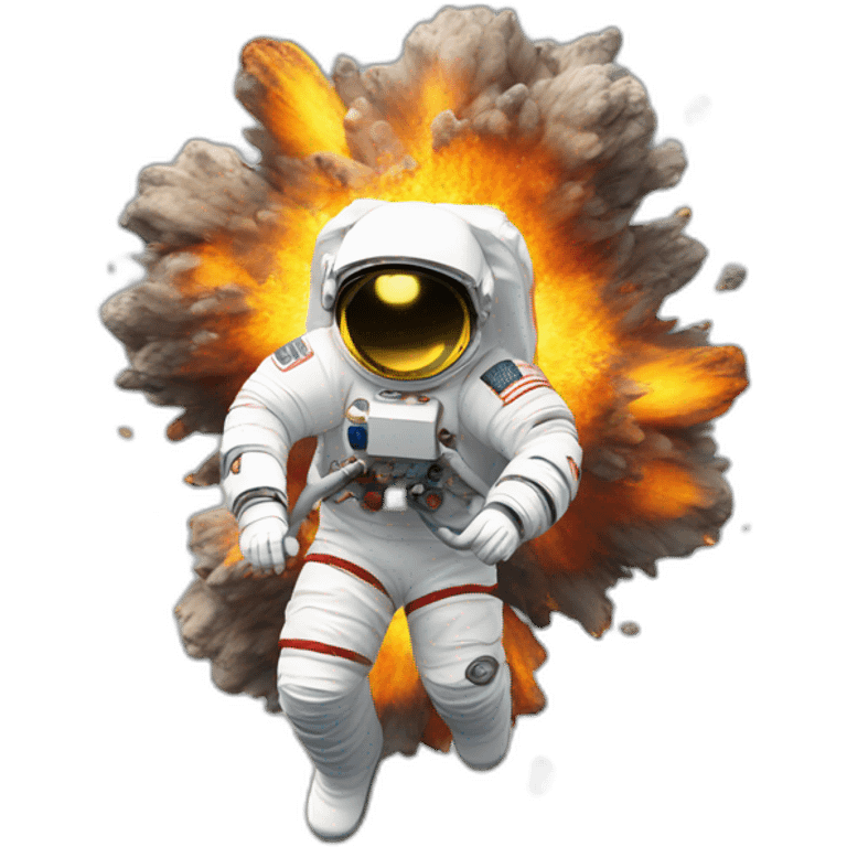 explosion astronaut emoji