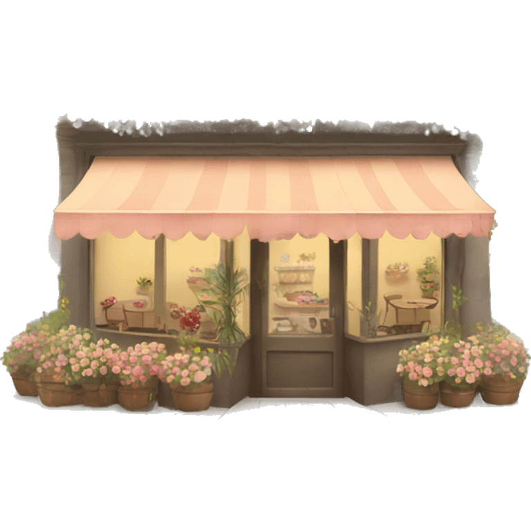 cute floral cafe emoji