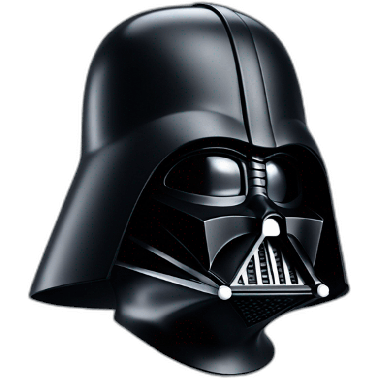 Dark vader’s helmet emoji