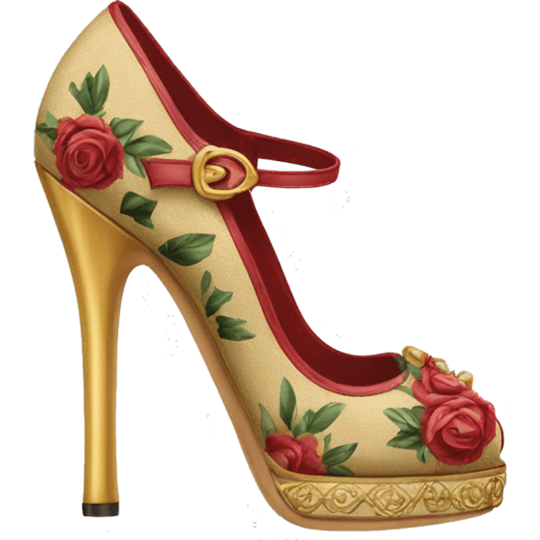 Dolce and Gabbana high heels  emoji