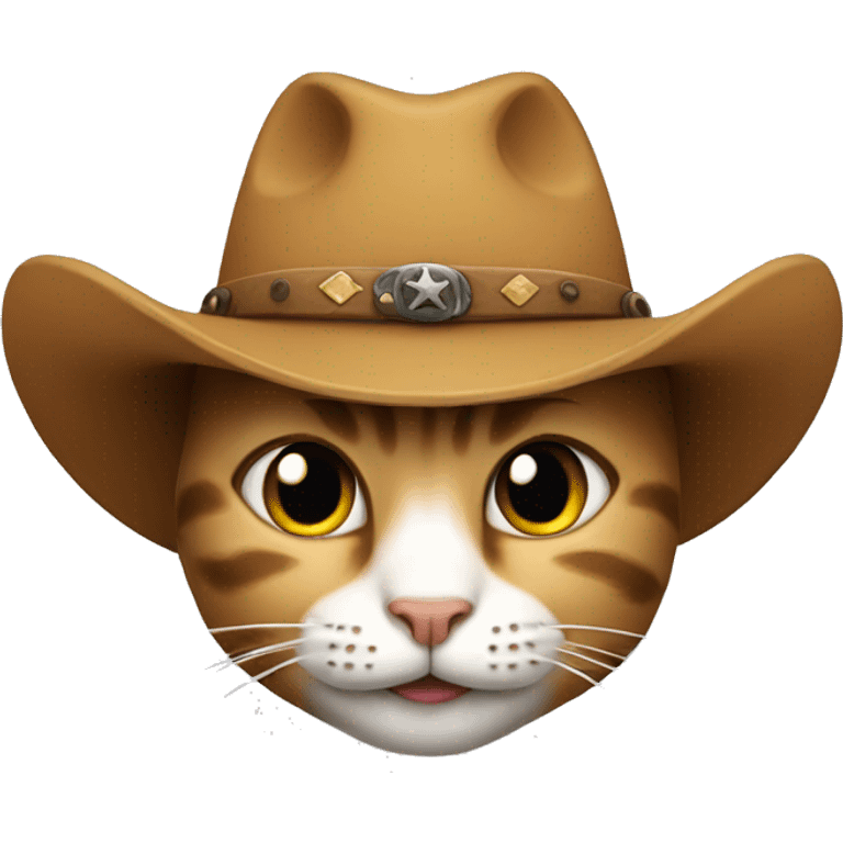 a cowboy cat emoji