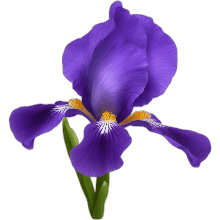 iris flora in anemone emoji