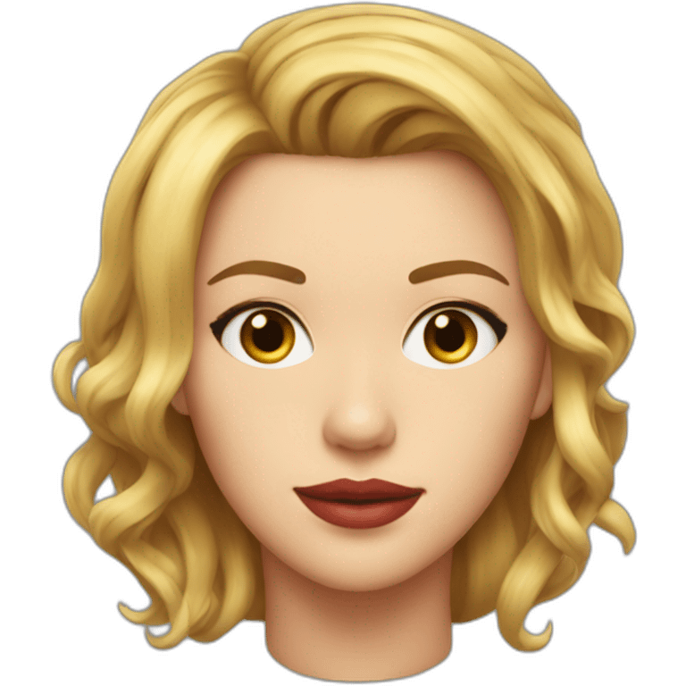 large chested Scarlett Johansson emoji