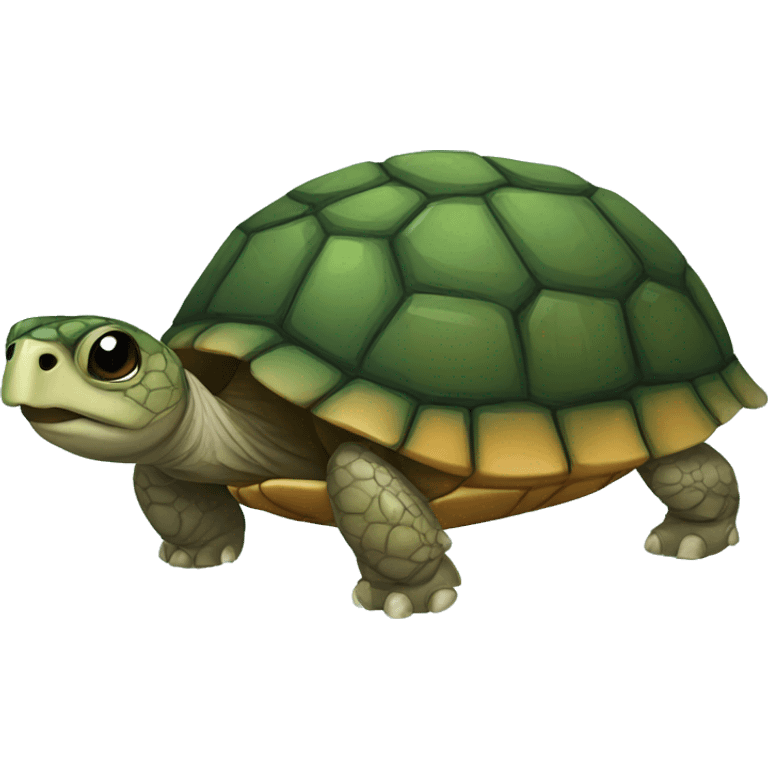 Tortoise with one eye patch emoji