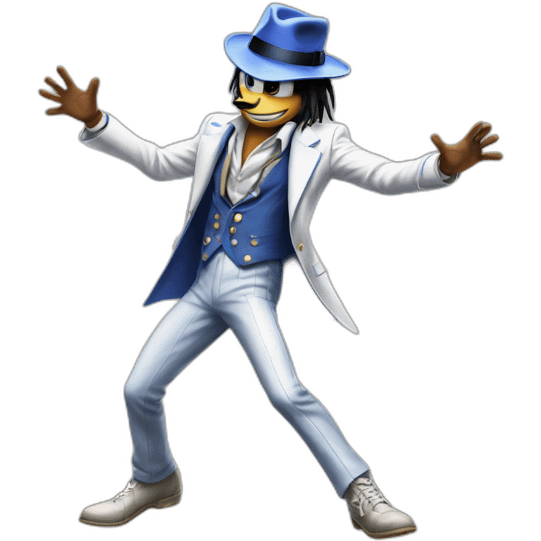 Sonic dancing smooth criminal emoji