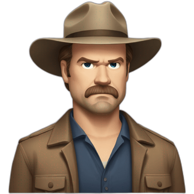 Jim Hopper David harbour emoji