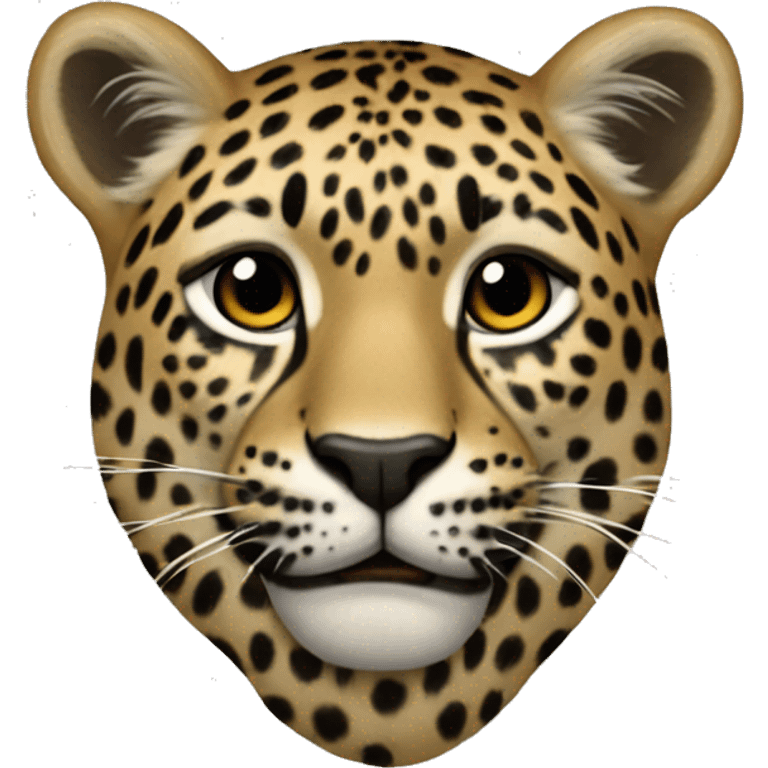 Leopardo corazón  emoji