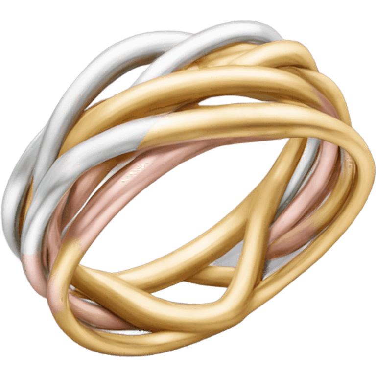 cartier trinity ring emoji