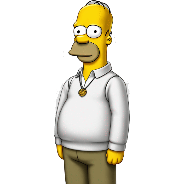 Homer Simpson of the Simpsons emoji