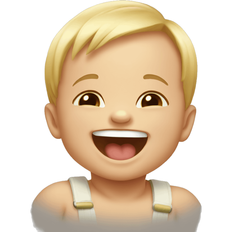 baby laughing emoji