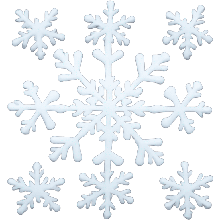 snow flakes emoji