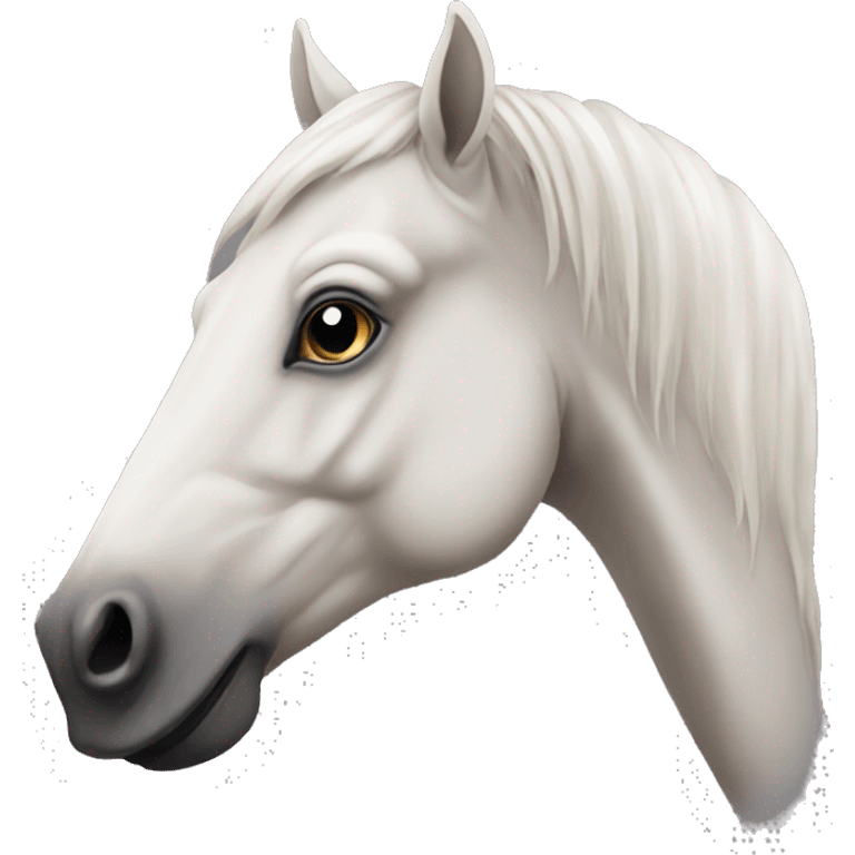 very long horse head emoji