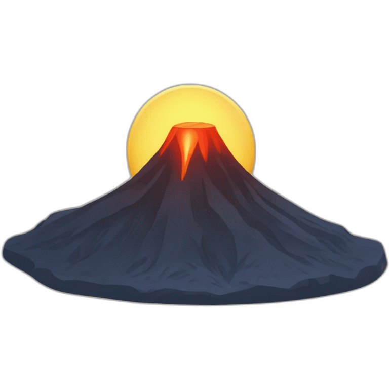 Piton de la fournaise emoji