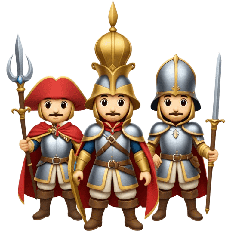 Les trois mousquetaires emoji