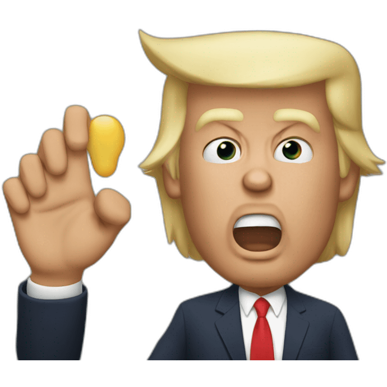 trump slapping someone emoji