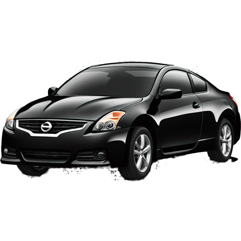 Nissan Altima coupe black emoji