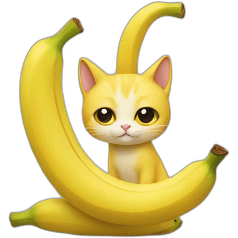 a banana cat emoji