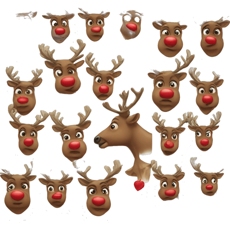 reindeers emoji