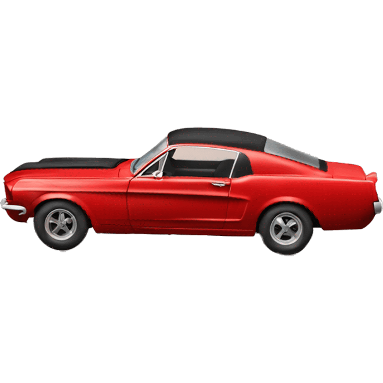 classic red mustang emoji