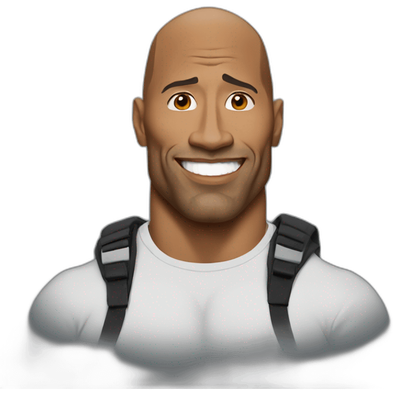 Dwayne Johnson emoji