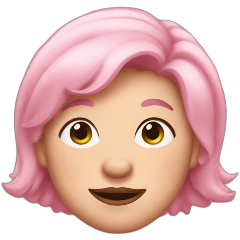 Pig lady emoji