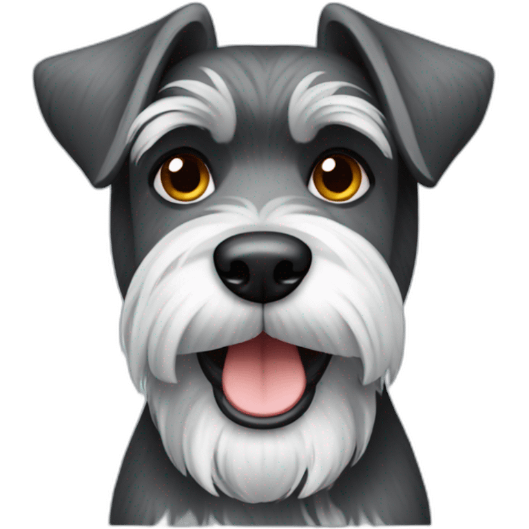 Schnauzer dog emoji