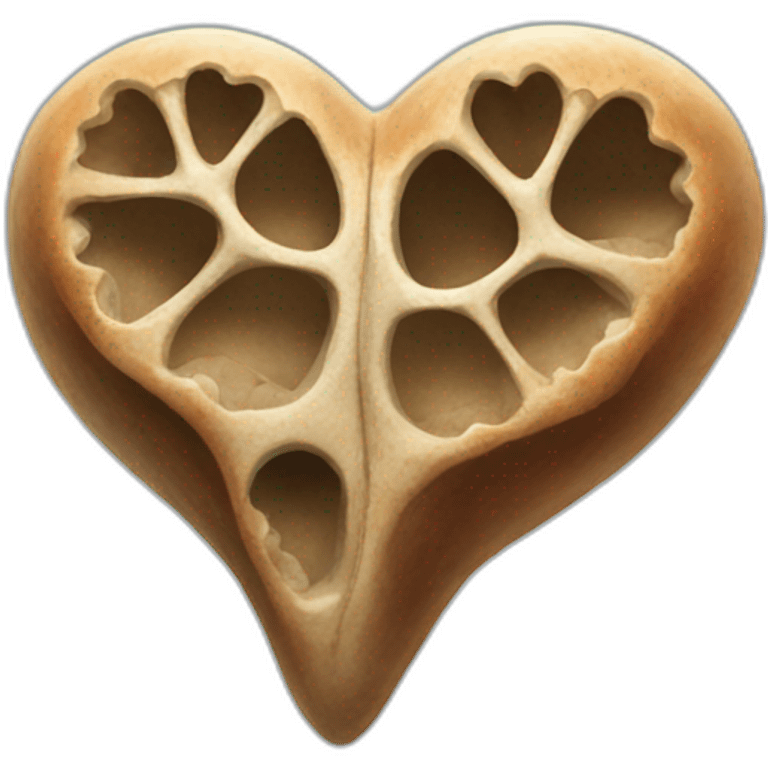 fossil heart emoji