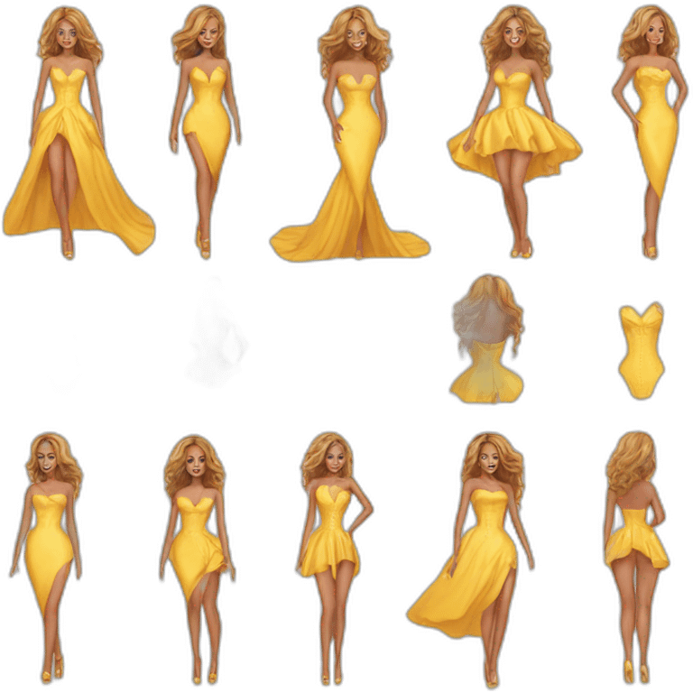 Beyoncé amazing dress emoji