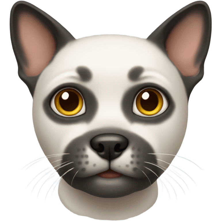 cat with dog face emoji