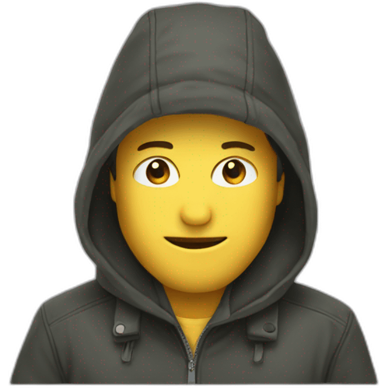 Homme cagoules emoji