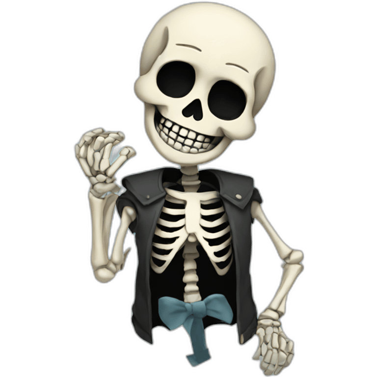 Sans the skeleton emoji