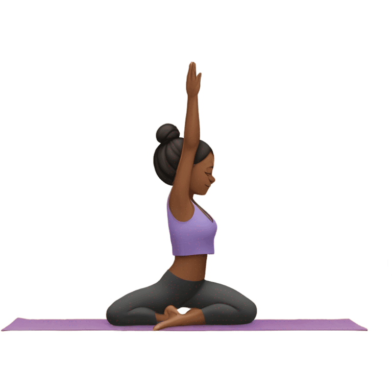 Yoga girl emoji