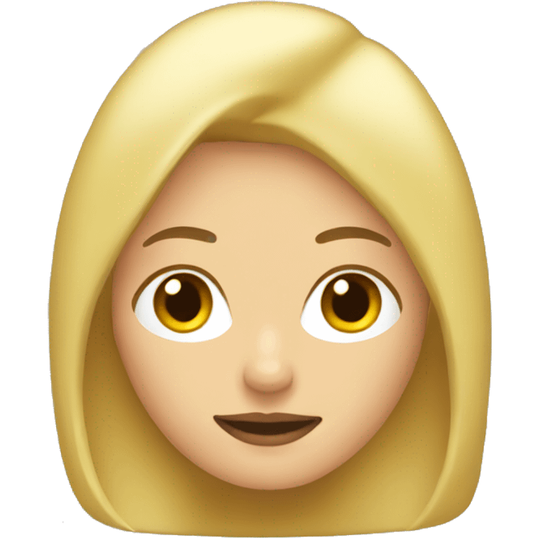 woman blonde bob teacher emoji