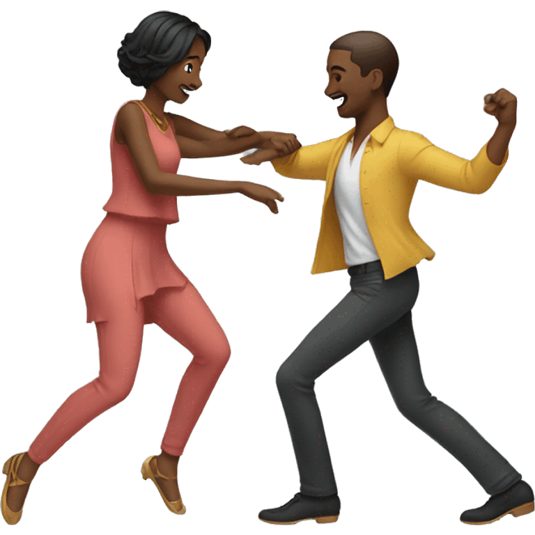 two couple dancing together emoji