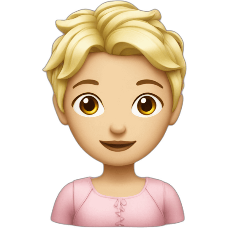 garden girl pixie hair emoji