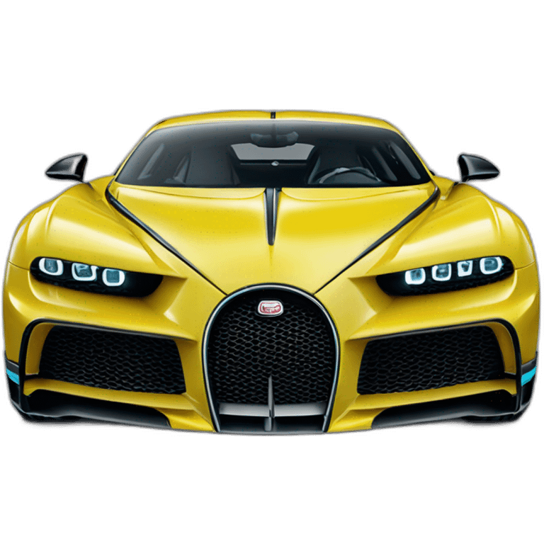 Bugatti divo jaune  emoji