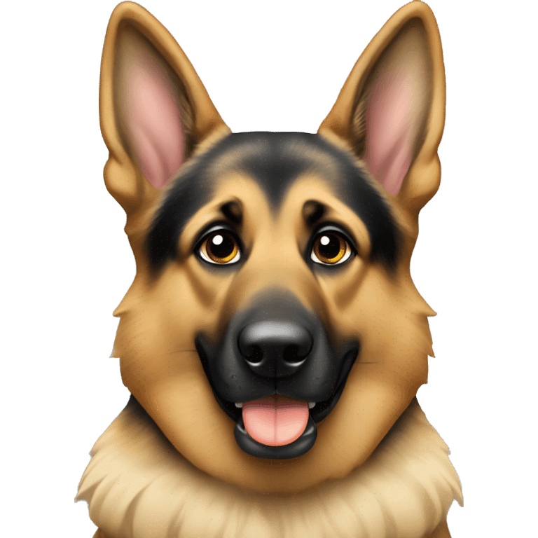 german shepherd with a pacifier  emoji