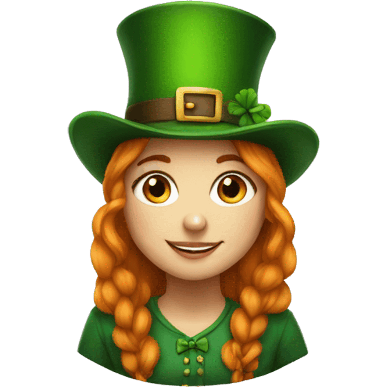 Girl leprechaun emoji