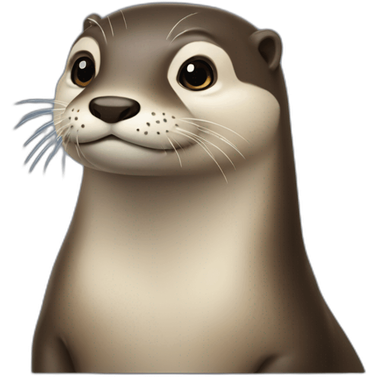 Une loutre emoji