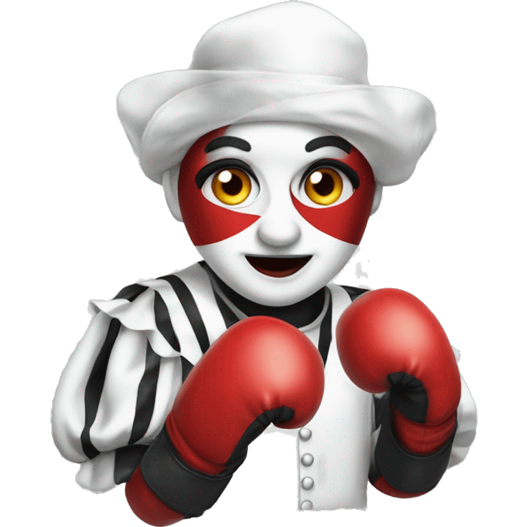 pierrot boxing emoji