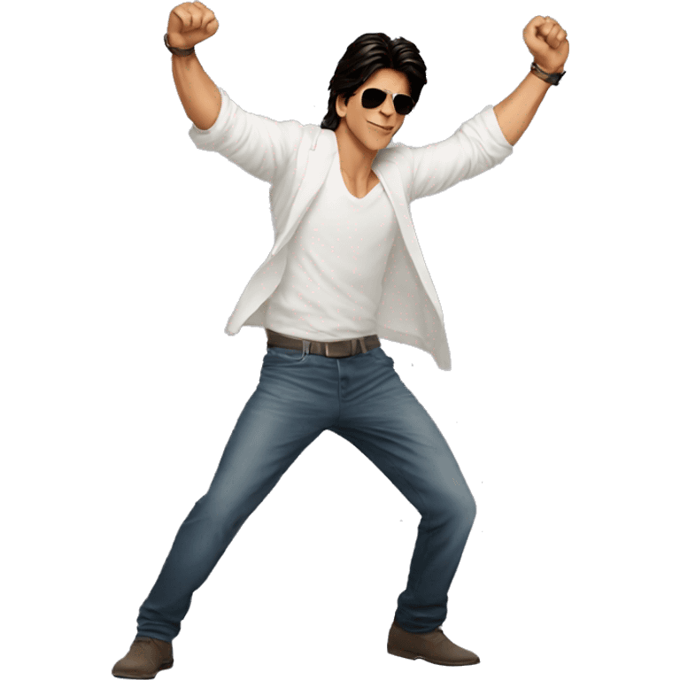 Shahrukh Khan pose emoji