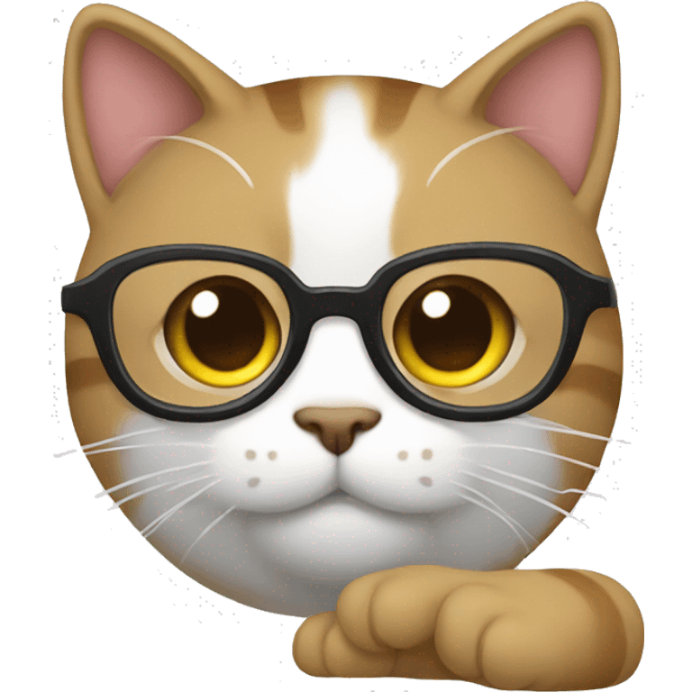 gato na academia  emoji